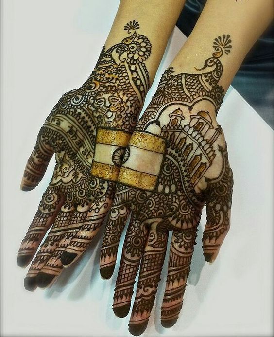 30+ Latest Independence Day Mehndi Design