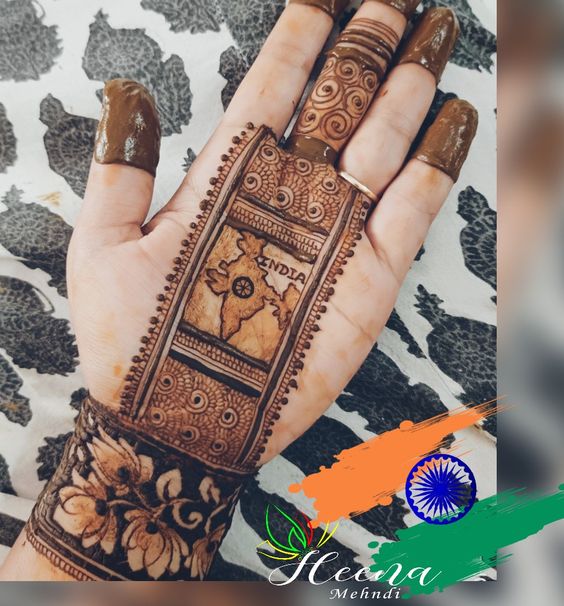 30+ Latest Independence Day Mehndi Design