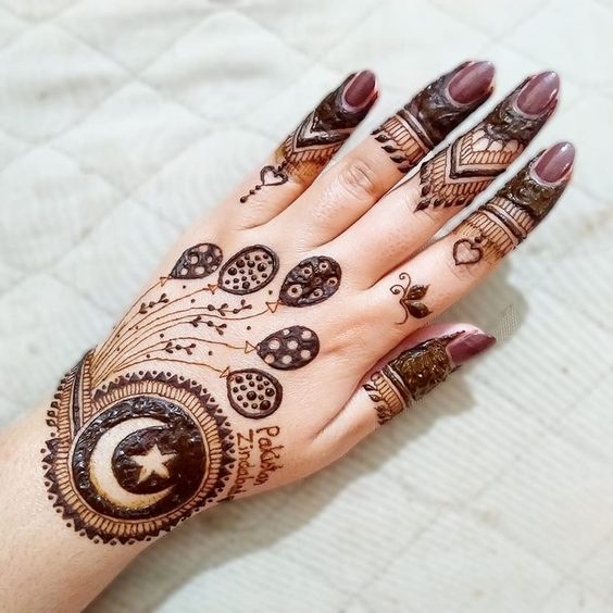 30+ Latest Independence Day Mehndi Design