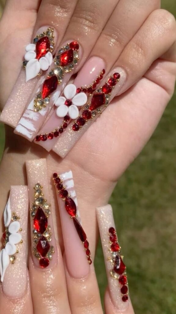 90+ Trendy Elegant Classy Wedding Nails 2023