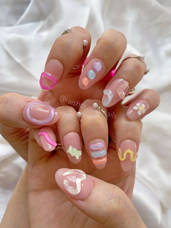 46+ Cute And Elegant 3d Nail Designs