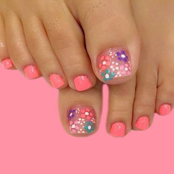 33+ Gorgeous Simple Summer Toe Nail Designs 2023