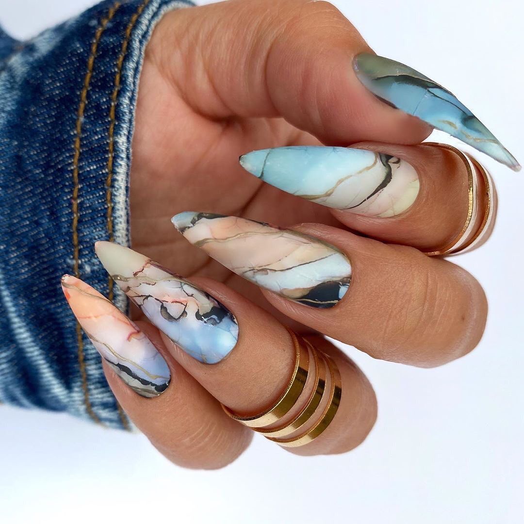 90+ Cute Simple Acrylic Nail Designs