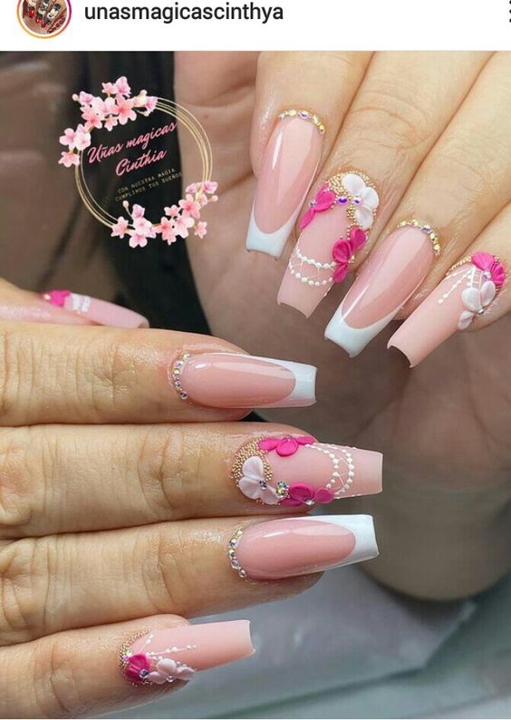 60+ Beautiful Baby Pink Nail Designs 2023