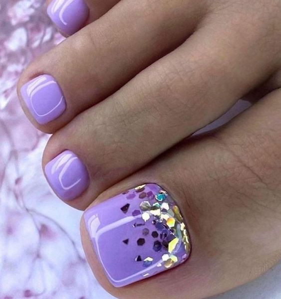 33+ Gorgeous Simple Summer Toe Nail Designs 2023