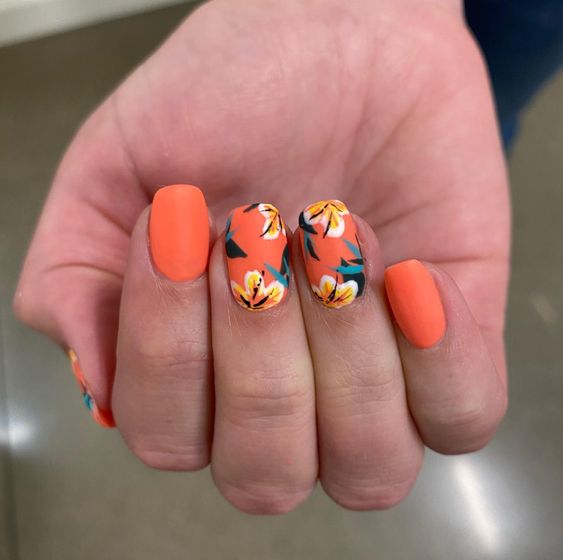 51+ Trendy Tropical Nail Designs (2023-2024)