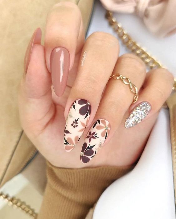 46+ Stunning Simple Brown Nail Designs 2023 | Brown Nails