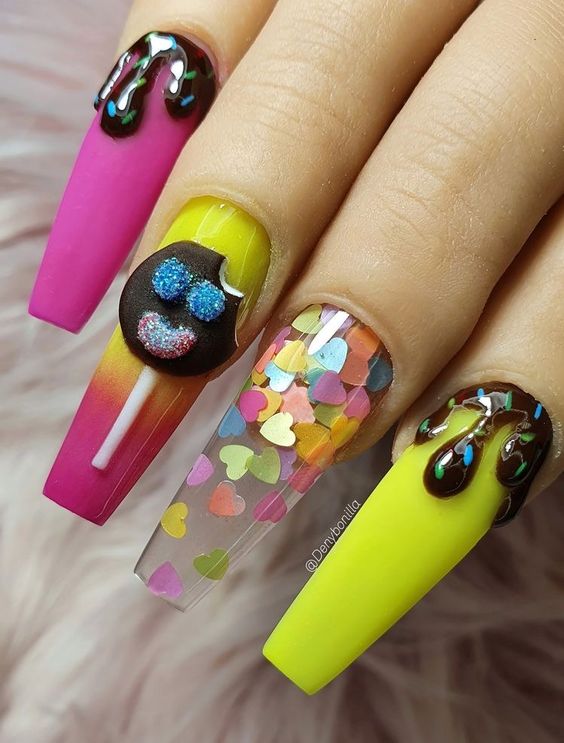 46+ Cute And Elegant 3d Nail Designs