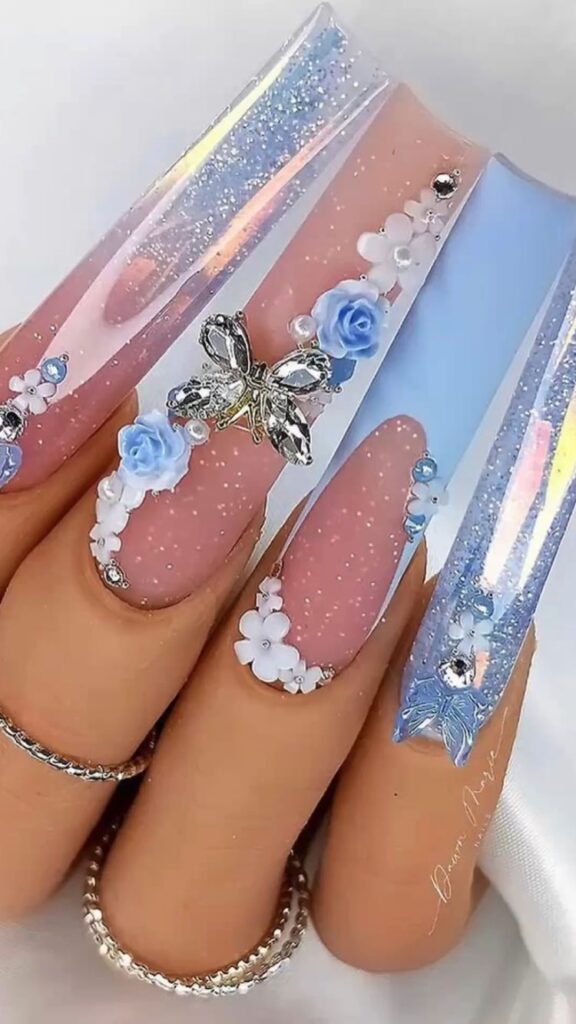 93+ Cute Coffin Nail Designs 2023