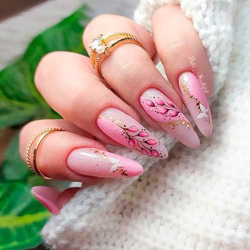 60+ Beautiful Baby Pink Nail Designs 2023