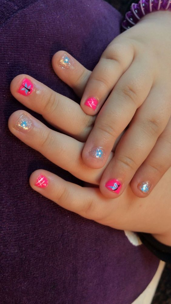 55+ Gorgeous Little Girl Nail Designs 2023