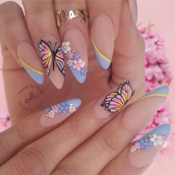 46+ Cute And Elegant 3d Nail Designs