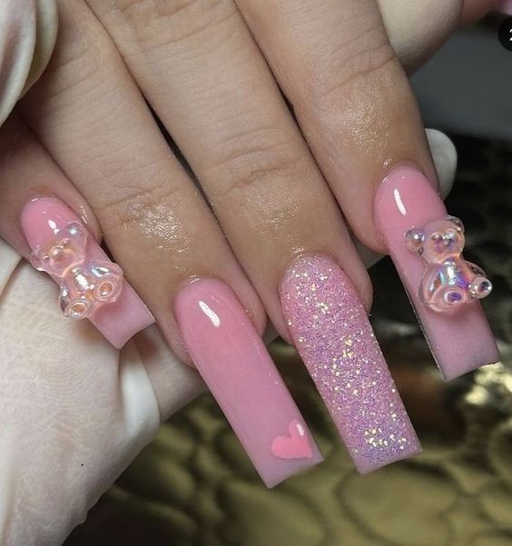 60+ Beautiful Baby Pink Nail Designs 2023