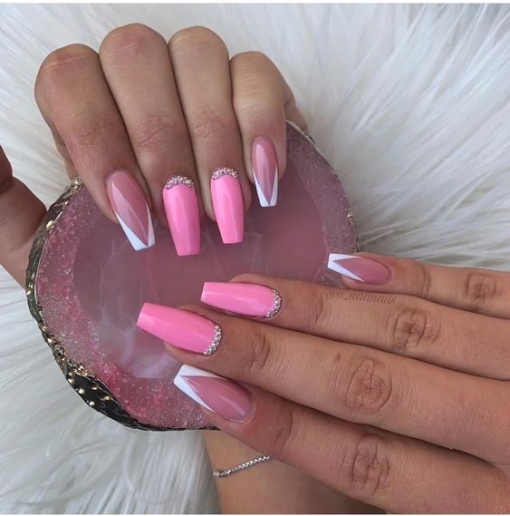 60+ Beautiful Baby Pink Nail Designs 2023