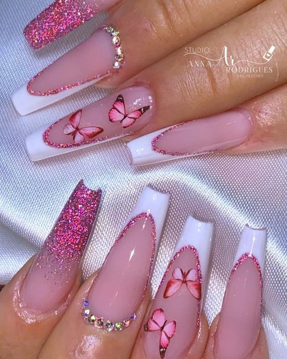 93+ Cute Coffin Nail Designs 2023