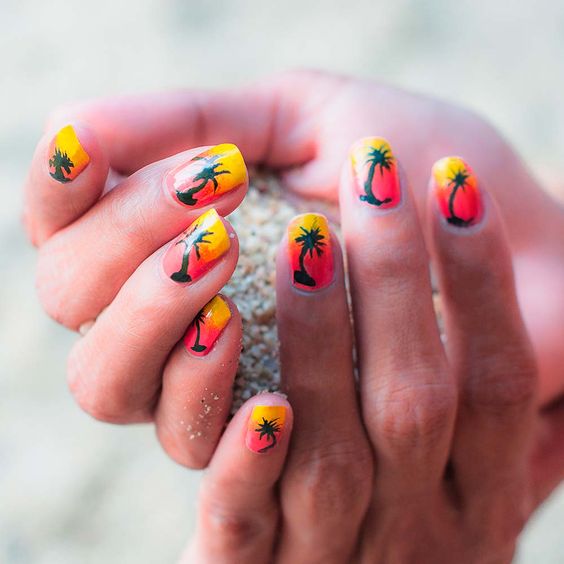 51+ Trendy Tropical Nail Designs (2023-2024)