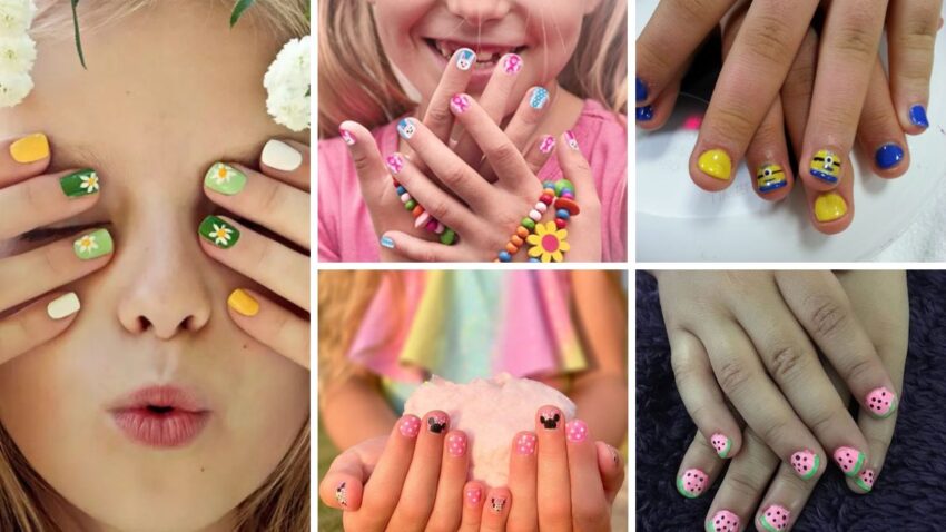 55+ Gorgeous Little Girl Nail Designs 2023