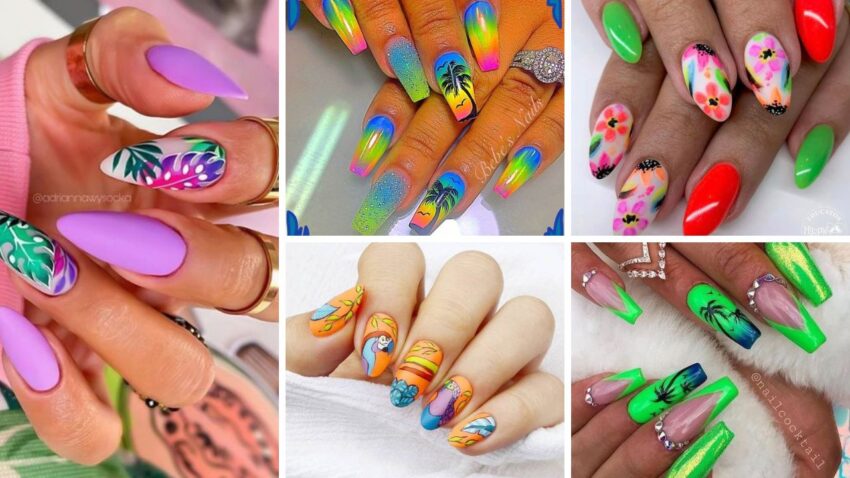 51+ Trendy Tropical Nail Designs (2023-2024)