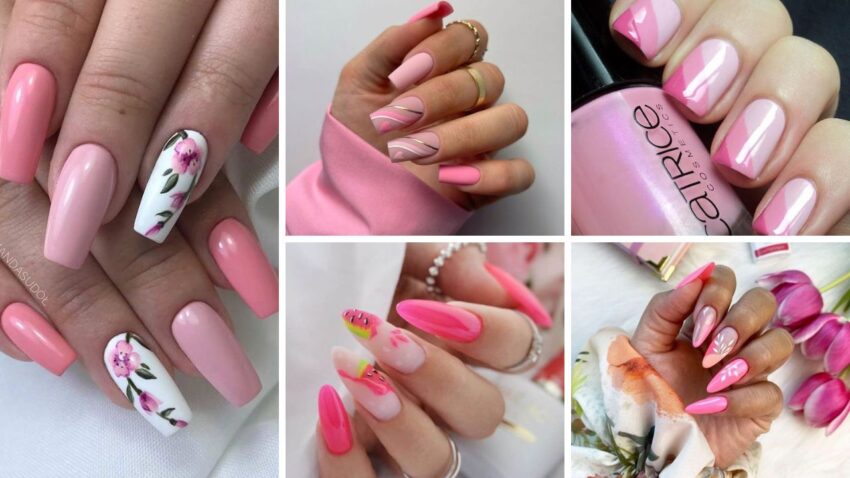 60+ Beautiful Baby Pink Nail Designs 2023