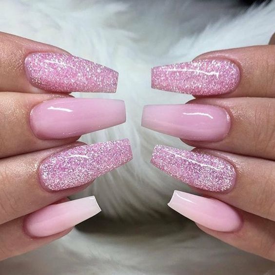 60+ Beautiful Baby Pink Nail Designs 2023