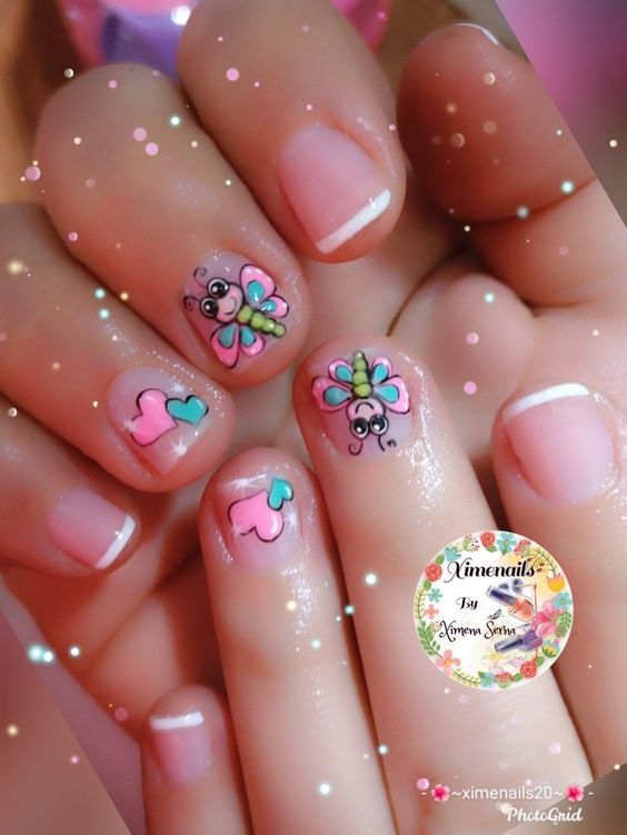 55+ Gorgeous Little Girl Nail Designs 2023