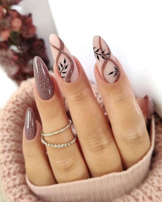 46+ Stunning Simple Brown Nail Designs 2023 | Brown Nails