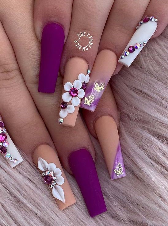 50 Best Summer Nails To Try in 2023 : Shimmery Chrome + 3D Nail Art-nlmtdanang.com.vn