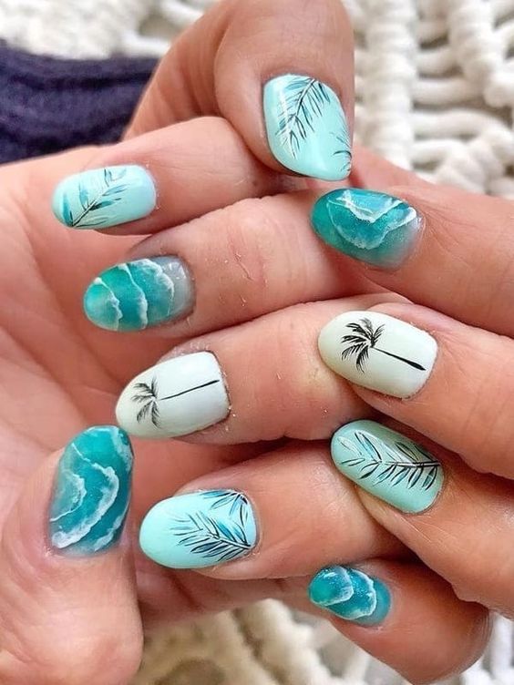 51+ Trendy Tropical Nail Designs (2023-2024)