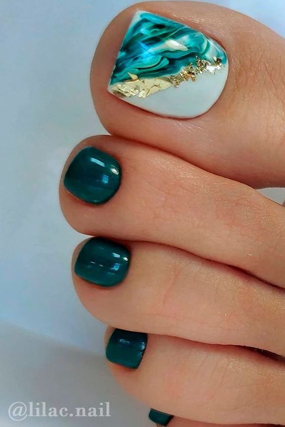 66+ Stunning Big Toe Nail Design 2023