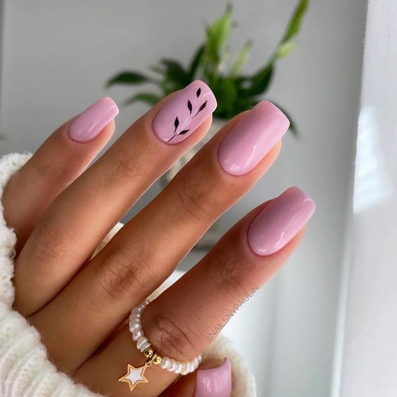 60+ Beautiful Baby Pink Nail Designs 2023