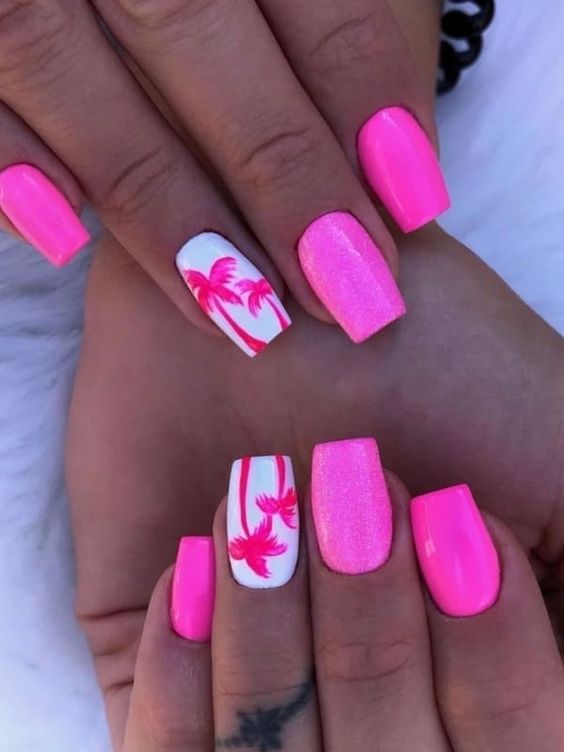 51+ Trendy Tropical Nail Designs (2023-2024)