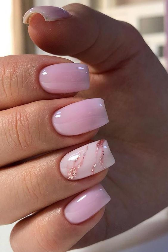 60+ Beautiful Baby Pink Nail Designs 2023