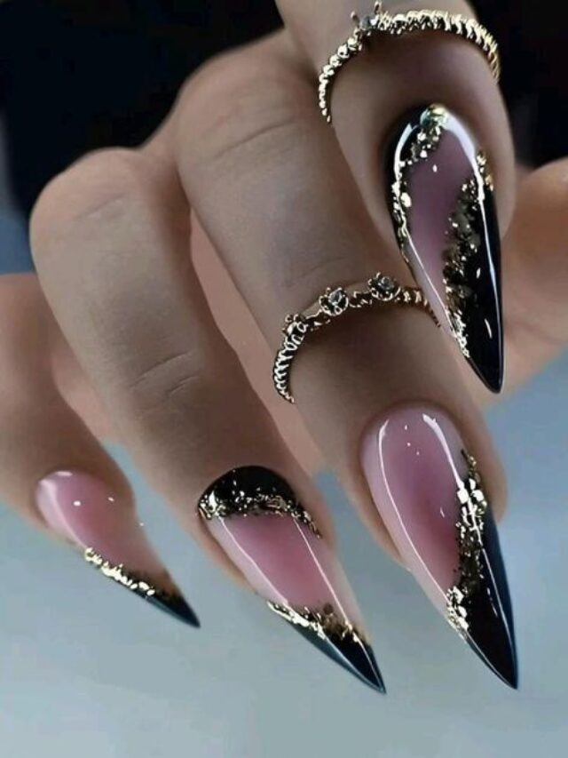 Beautiful Black And Silver Nail Ideas 2024