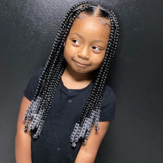 60+Cute Little Black Girl Hairstyles Braids 2024