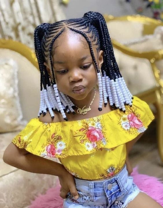 60+Cute Little Black Girl Hairstyles Braids 2024