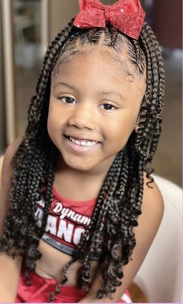 60+Cute Little Black Girl Hairstyles Braids 2024